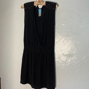 Barneys New York CO-OP Silk Tie Dress